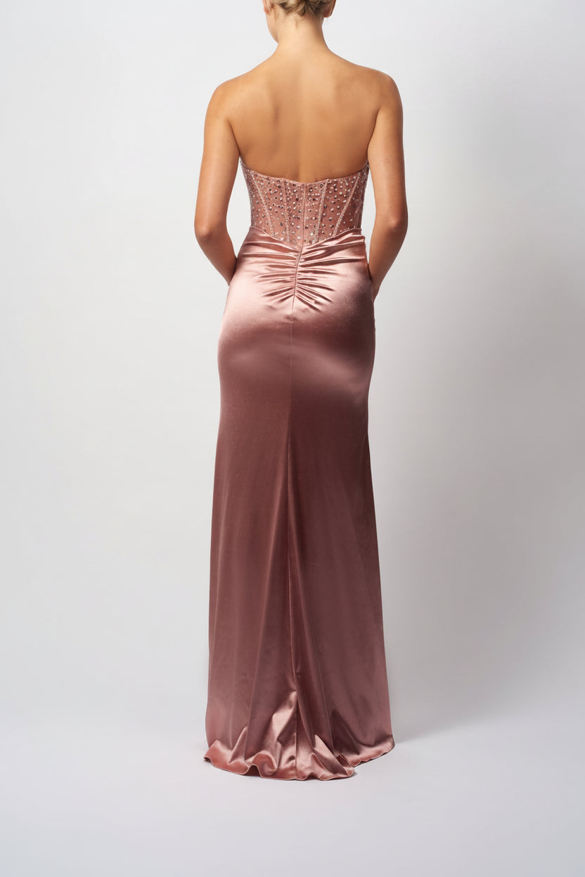 BEADED BONE JERSEY ROSE