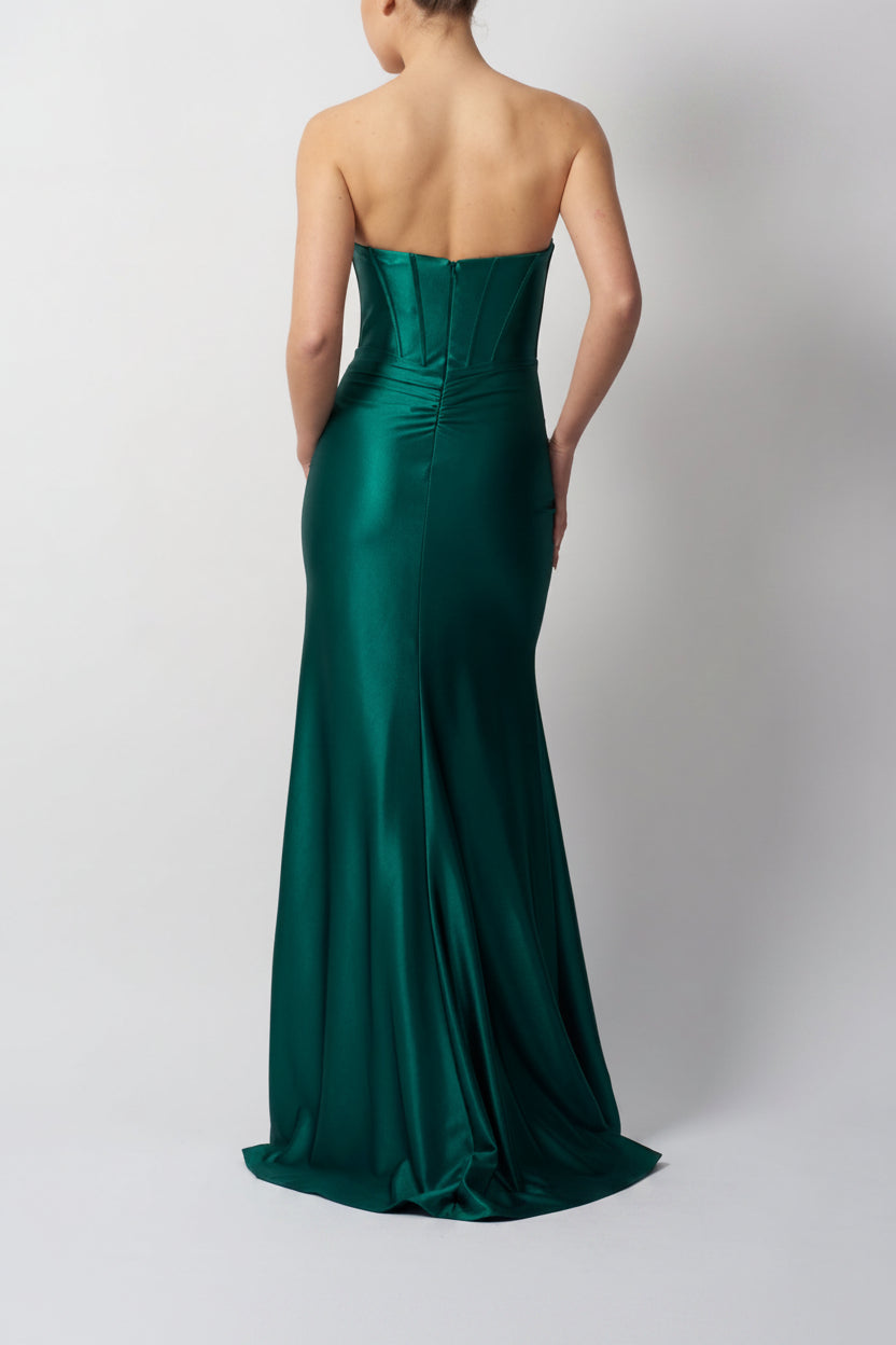 KNOT SKIRT JERSEY FOREST