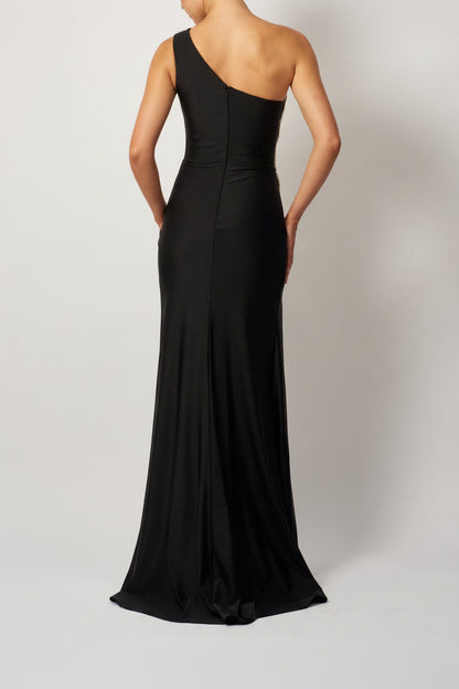 GRECIAN GOWN JERSEY BLACK